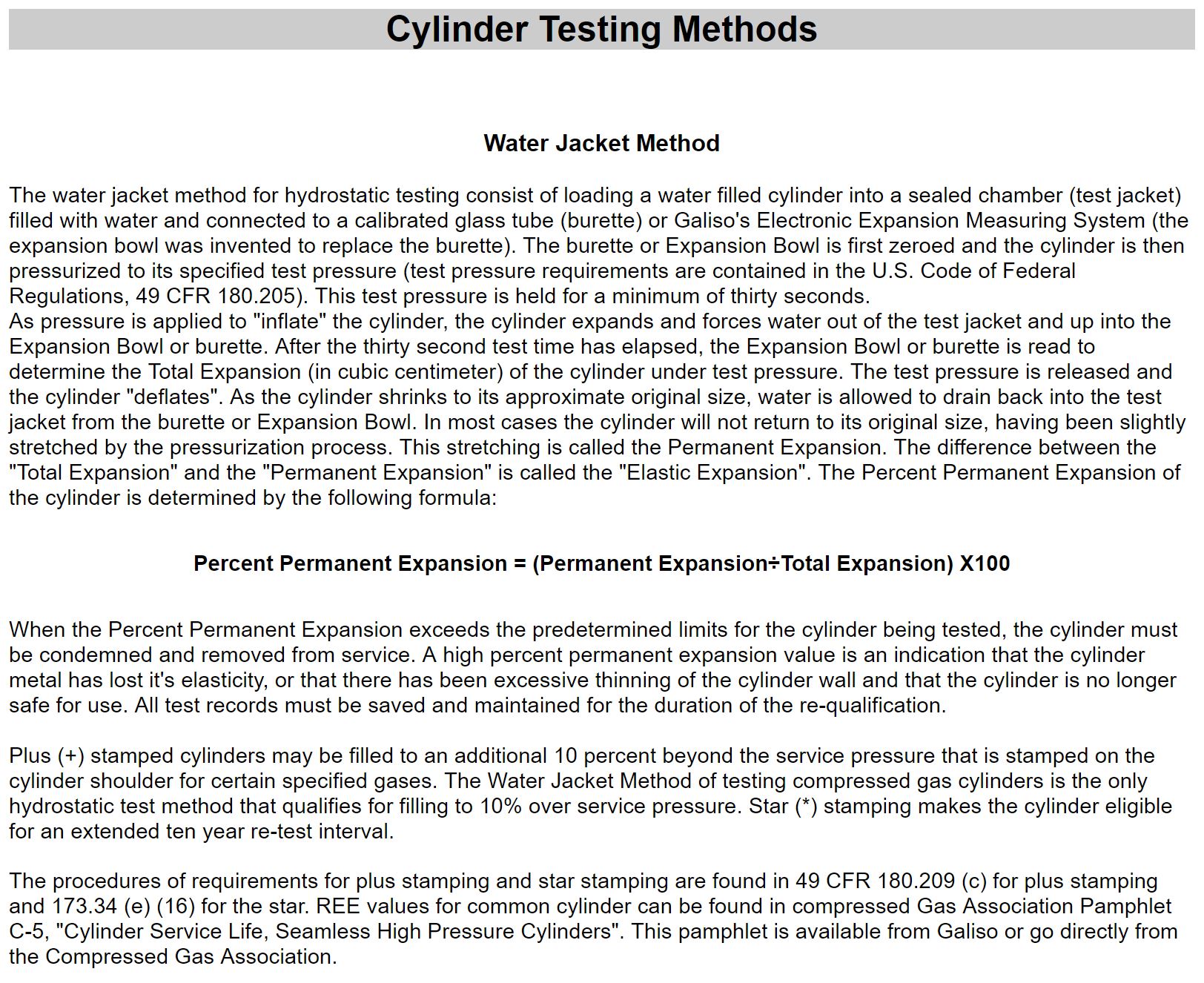 Cylinder Testing Methods 1