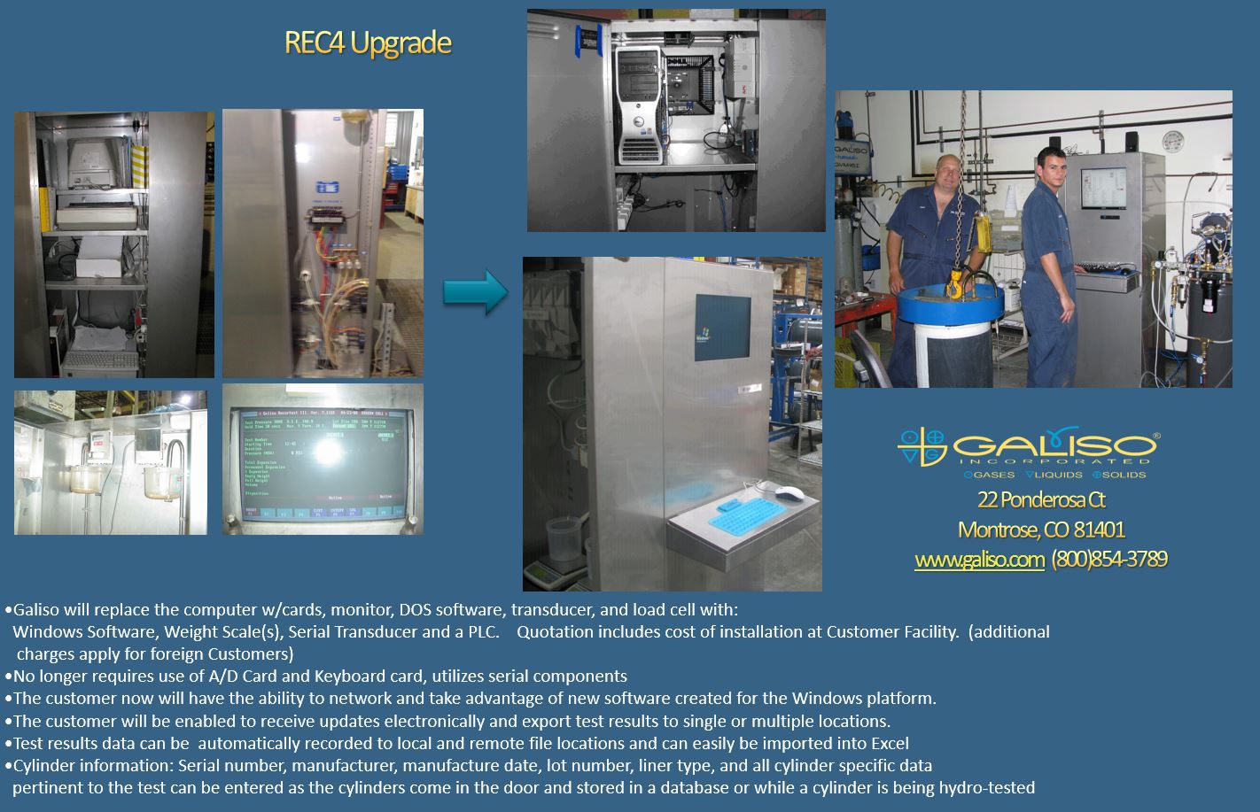 REC4 Hydro Test System Upgrade